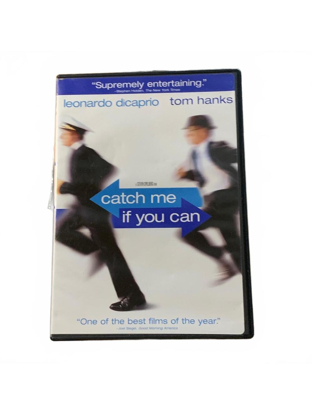 Catch Me If You Can DVD Leonardo DiCaprio Tom Hanks Movie Disc Case Film